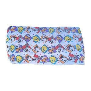 Vintage Looney Tunes Laughing Faces Fabric for Blanket Bugs Bunny Tweety Daffy